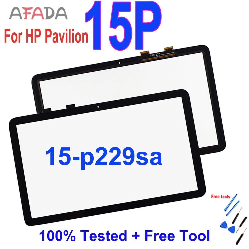 15.6'' Front Glass For Hp 15p 15 Pavilion 15-p229sa TOP15i05 V1 Touch Screen Glass Panel Replacement