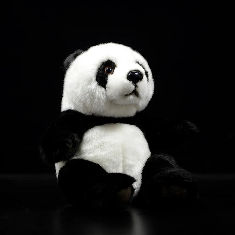 

Cute Lifelike Black White Giant Panda Stuffed Plush Toy Simulated Ailuropoda Melanoleuca Doll Soft Animal Kids Birthday Gift