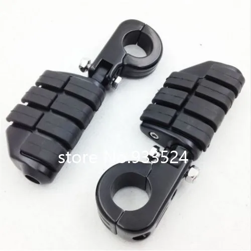 

1.5" Dually Highway P-Clamps Large Foot Pegs For Triumph Honda Yamaha Kawasaki Suzuki Chopper Cafe Racer Motorcycle