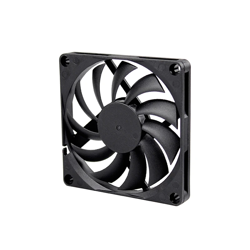 10 sztuk 12V 80mm 8010 80x80x10mm wentylator chłodzący DC bezszczotkowy wentylator chłodnicy 2500 obr./min łożysko tulejowe wentylatory przemysłowe
