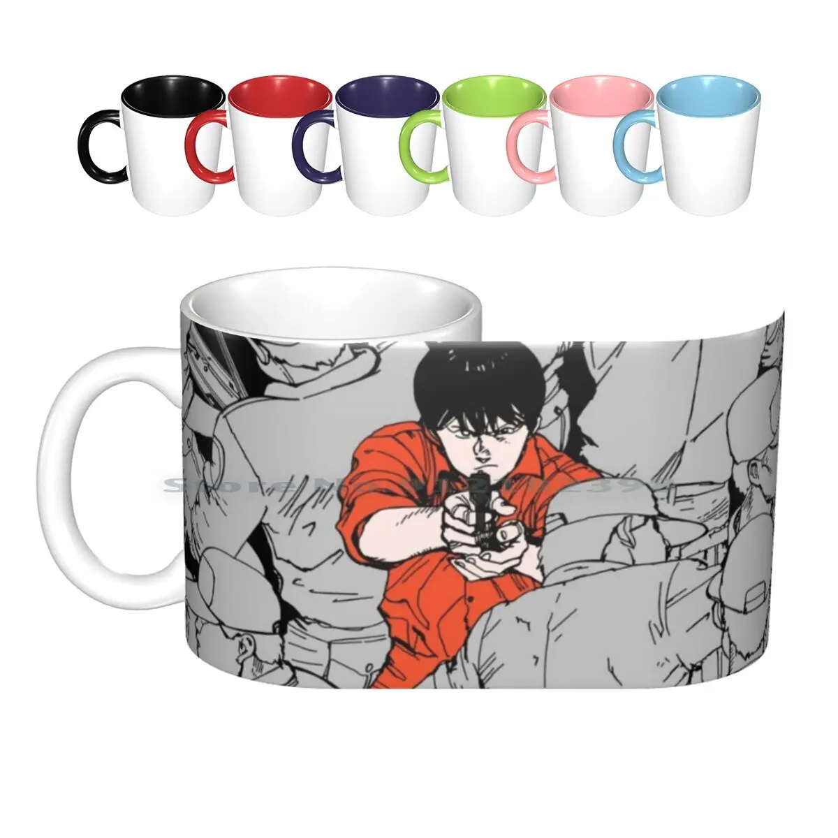 Akira-84 Ceramic Mugs Coffee Cups Milk Tea Mug Akira Kaneda Tokyo Neo Future Atomic Manga Comic Japan Culture Motorcycle Gang