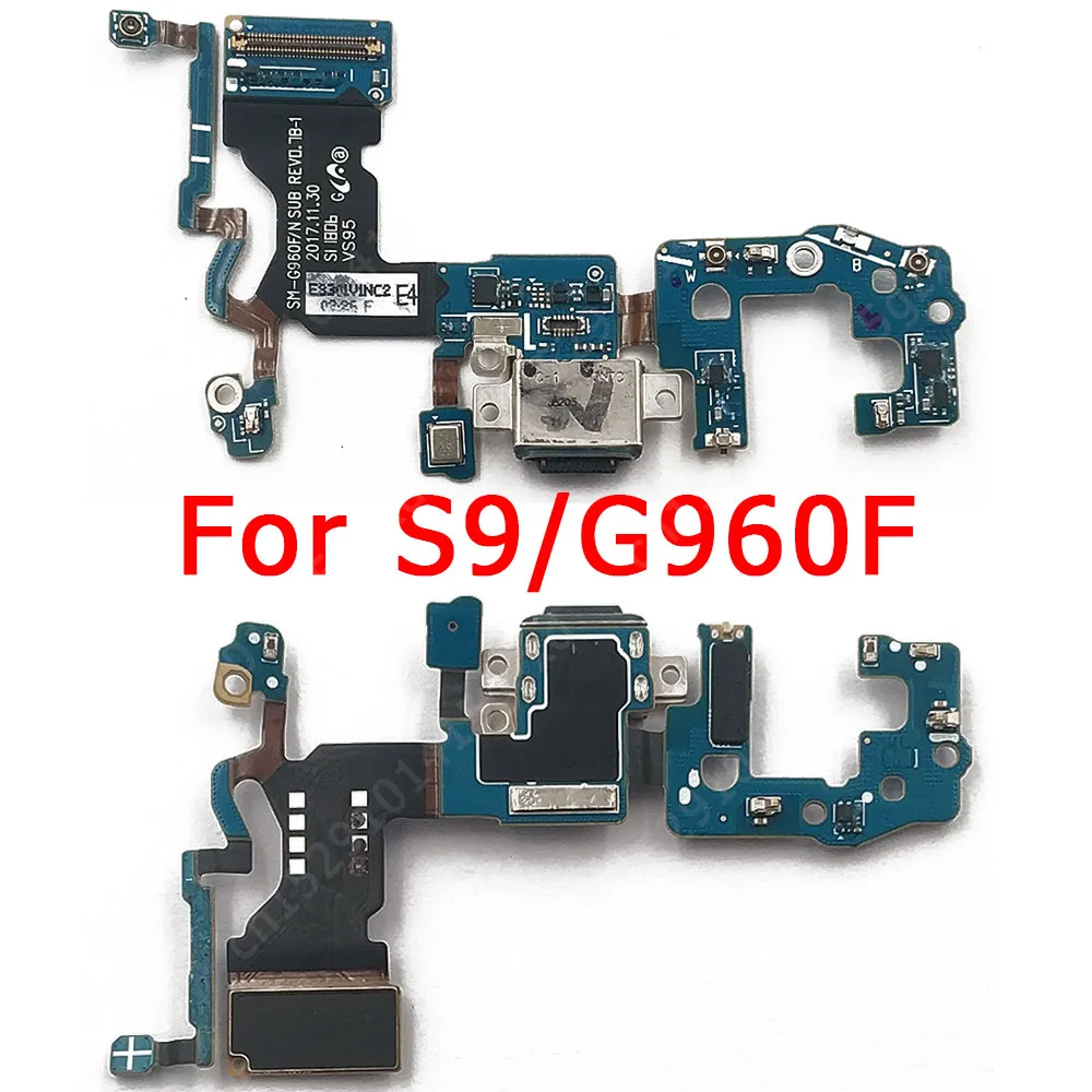 Charging Port For Samsung Galaxy S9 Plus Charge Board USB Connector PCB Ribbon Socket Replacement Repair Spare Parts