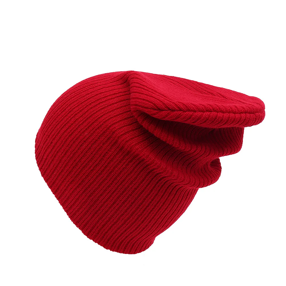 2022 Woolen Knitted Beanie Hat Cap for Men Women Winter Warm Womens Ski Caps Gorro Skull Knit Cap Bonnet Cotton Hats