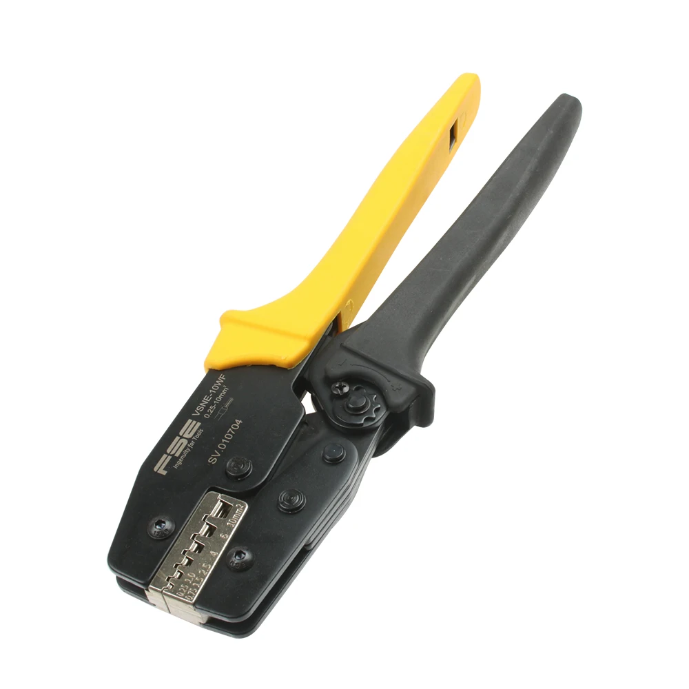 VSNE-10WF crimping pliers 0.25-10mm2 23-7AWG for ferrules tube terminals 270mm lengthen labor saving brand tools