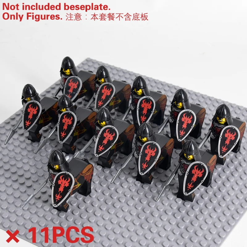 MOC Medieval Centaurs Knights mini Action lotr Figures Building Blocks Roman Horse Army Soldiers Bricks Toy kids XMAS Gifts