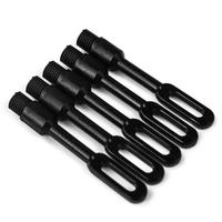 GUGULUZA 5pcs Nylon Gun Cleaning Slotted End Tips .22/.30/410Cal. /12Ga External Thread 8-32 for Hunting
