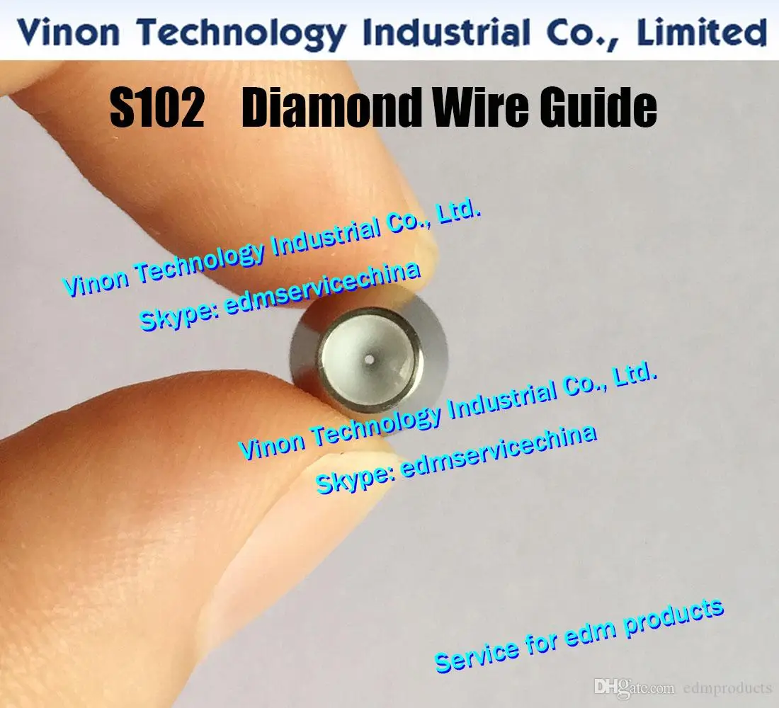 d=0.35mm Diamond Dies Guide S102 3080227 edm Upper Dies B for AWT 0.35mm for AQ,A,EPOC series wire-cut edm machine wire guide