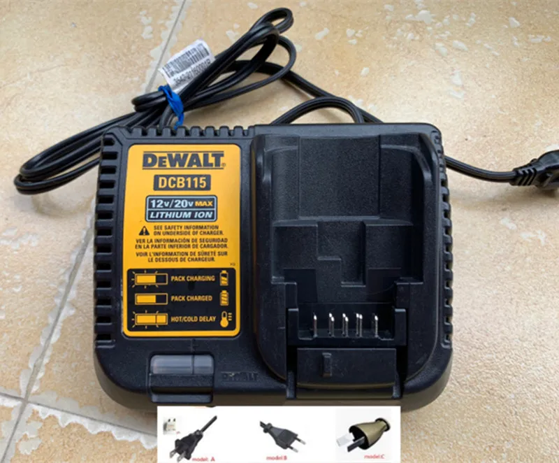 

AC 220-240V 110V Charger DCB115 for DEWALT DCF895 DCF889 DCF885 DCF880 DCF835 DCF830 DCF620 DCF899 DCF887 DCF885 DCF830 DCF620