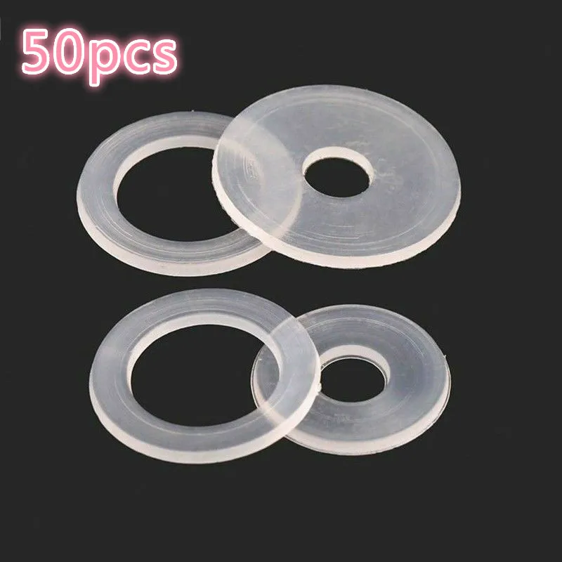 50 Stuks Plastic Nylon Platte Wasmachine Rubber Isolatie Vliegtuig Spacer Seals Pakking Voor Schroeven Bouten M3-M20