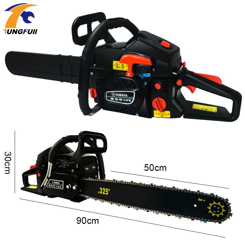 9800W Chainsaw Logging Saw High-power Professional Wood Cutter Chain Saw Gasoline Chainsaw Tree Cutting Machine