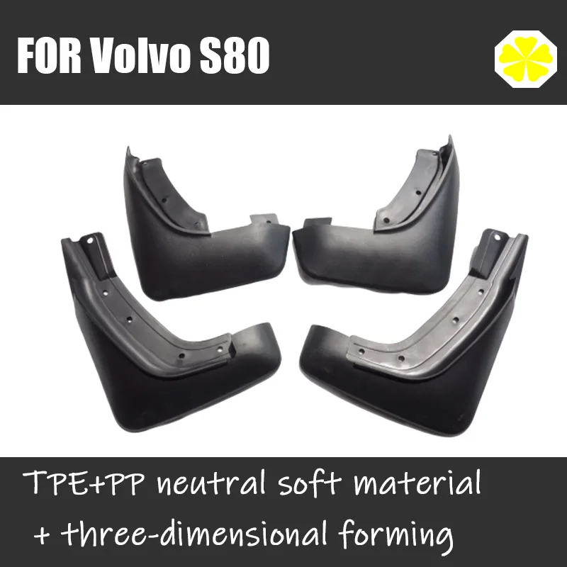 for volvo s80 Mud flaps mudguards fender S80 Mud flap splash Guard Fenders Mudguard car accessories Front Rear 4 pcs