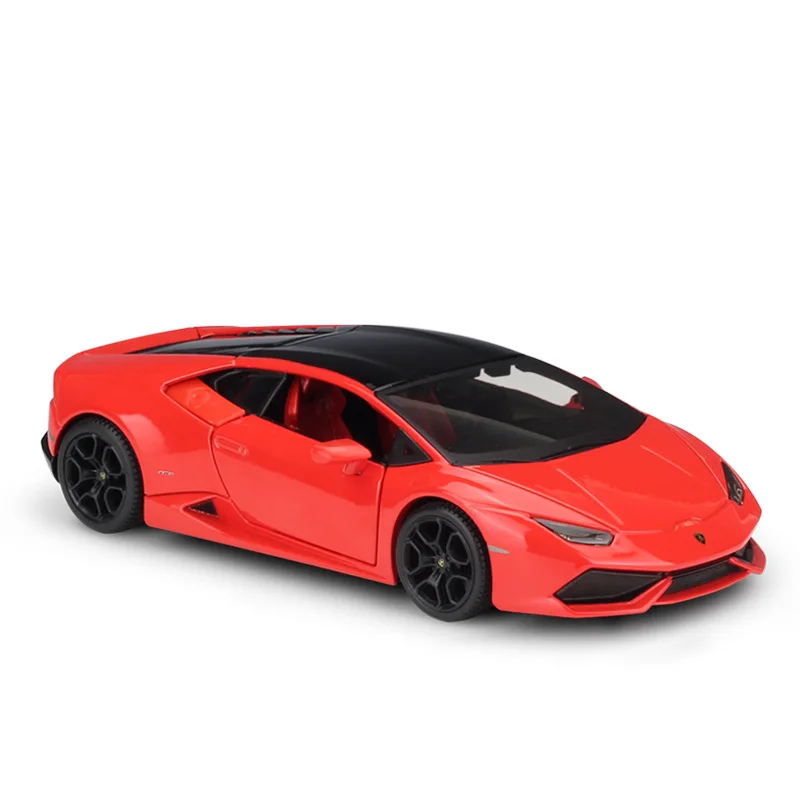 Maisto modelo de carro modificado maisto 1:24 lamlamini huracan lp610, modelo de carro em liga metálica, coleção de brinquedos para presente