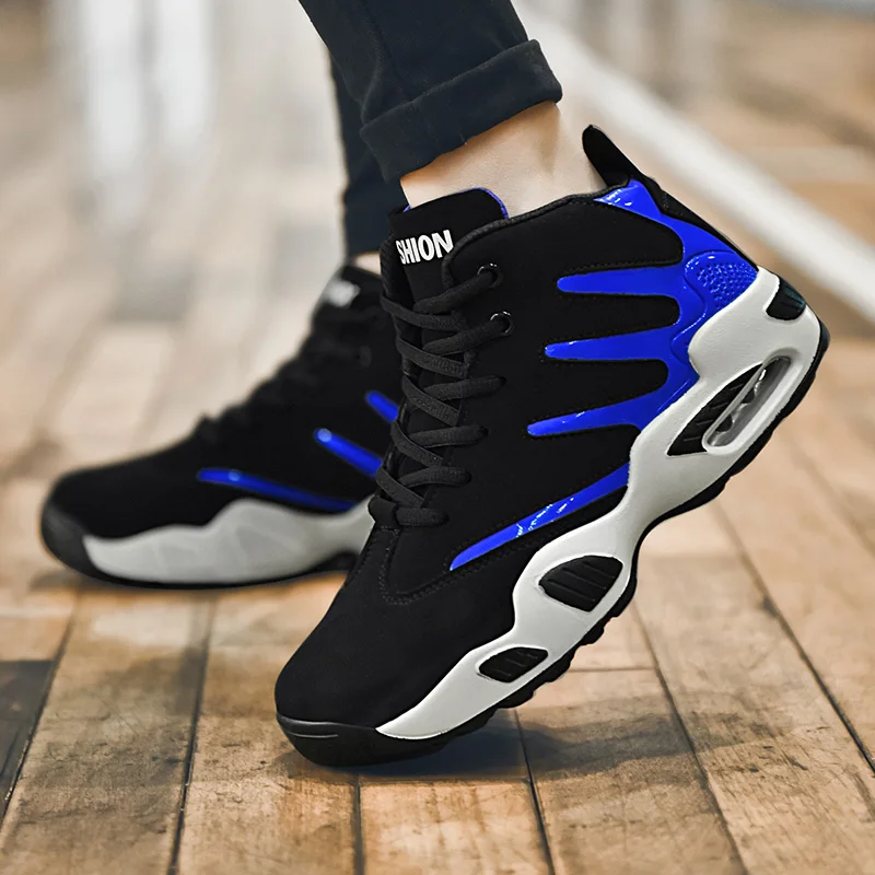 Men Basketball Shoes Comfort High top Cushion Sports Shoes Women Sneakers Boots Basket Homme Femme Couple Shoes