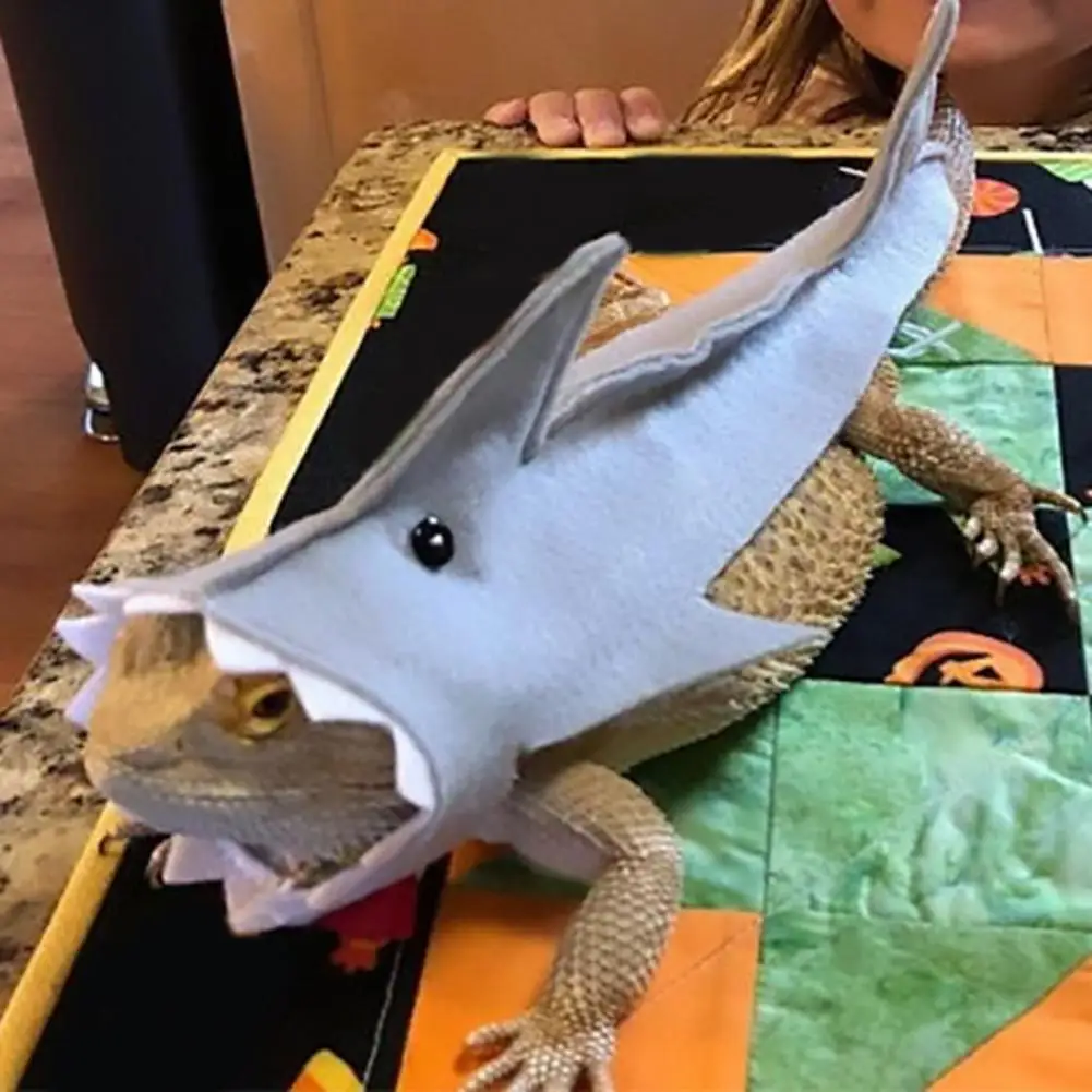 Lizard Costume Realistic Shark Shape All-match Lizard Animal Costume Felt Cloth Cute Lizard Animal Costume Pet Accessories