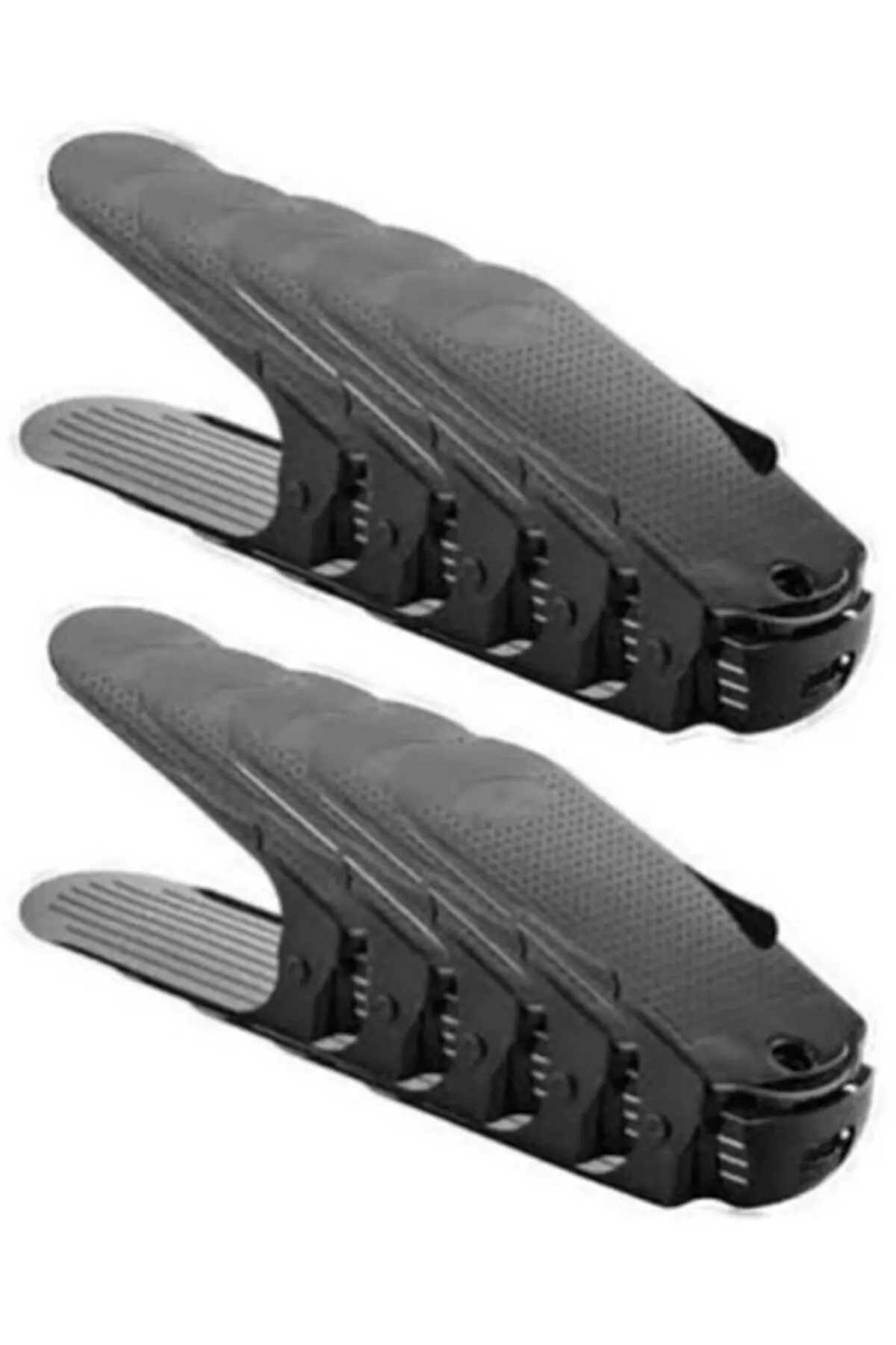 10 piece Set Height Adjustable 4 Stage Shoe Ramp Black