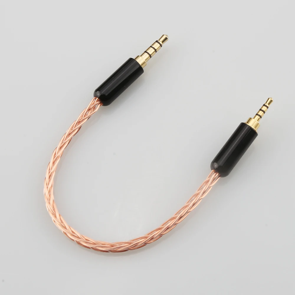 Hoge Kwaliteit Audiocrast Koper 2.5Mm 4 Polen Tot 3.5Mm 4 Polen Aux Audio Kabel P99 P01 Auto Audio verlengkabel Hifi