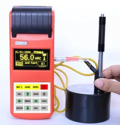 THL500  potable leeb Hardness Tester/ meter hardness tester with integrated printer with big OLED screen/metal hardness tester