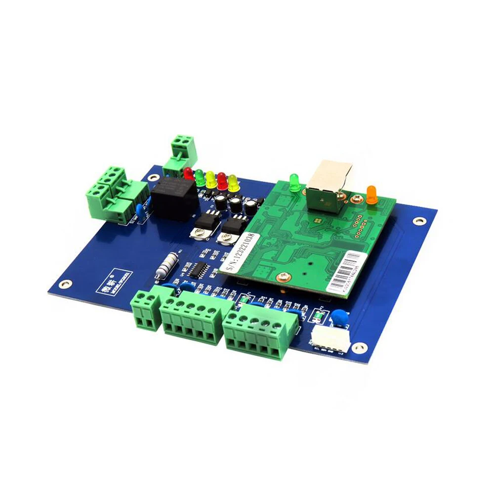 Painel de controle de acesso com controle de rede, para um/dois/quatro portas, com software protocolo de comunicação, tcp/ip, leitor de sinal