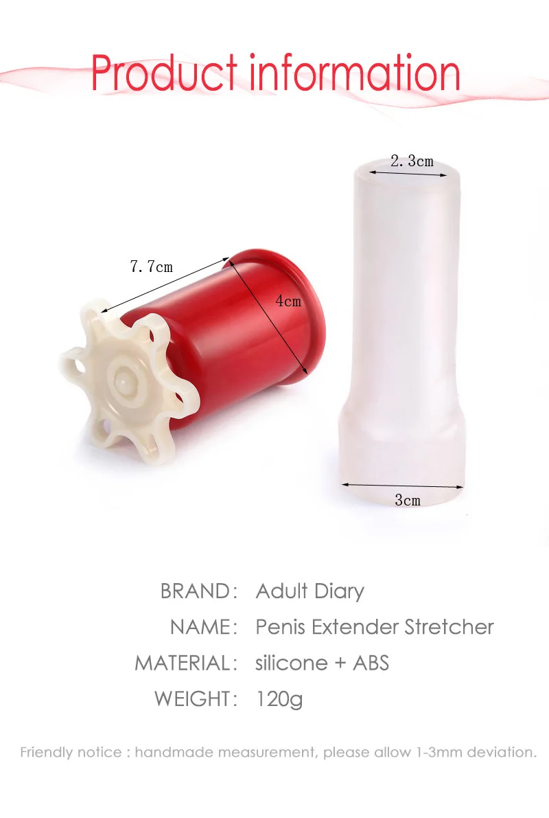 Male Penis Extender Enlarger Enhancer Tension Exercise System Stretcher Delay Ejaculation Cock Sleeve Dick Hanger Pump Sex Tools