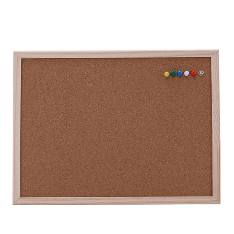 Wood Frame Cork Board Combination Magnetic Writing Board Message Bulletin Boards Home Decorative Plaque Office School Supplies