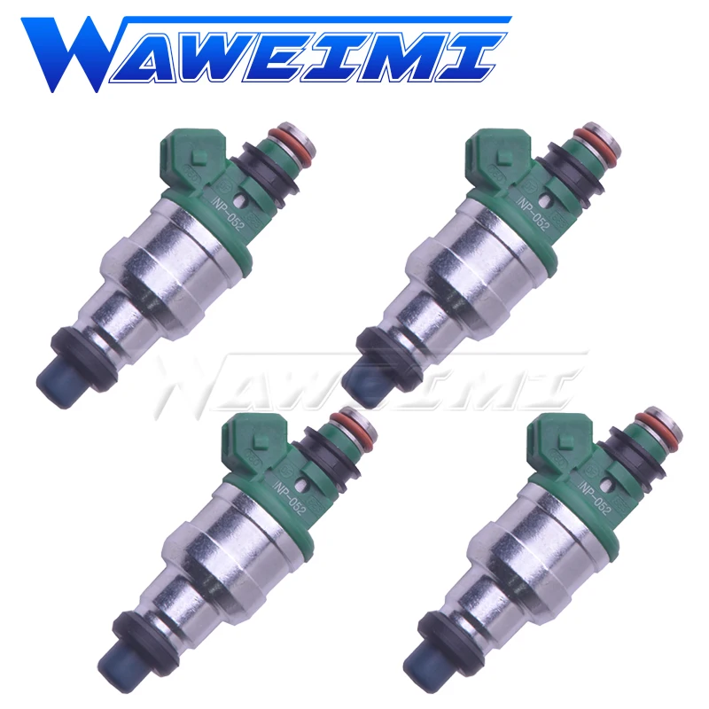 

WAWEIMI 4 Pieces Fuel Injector Nozzle OE INP-052 INP052 For MITSUBISHI MIGHTY MAX VAN 2.4 L4 MD111422