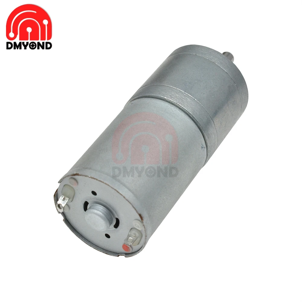 25GA370 DC 12V Micro Speed Gear Motor 100RPM Reduction Gear Motor Mini Metal Electric Gear Reducer Motor for Car Robot Model