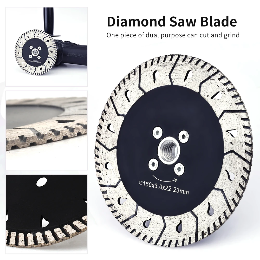 Diamond Saw Blade Double-sided M14 or 5/8