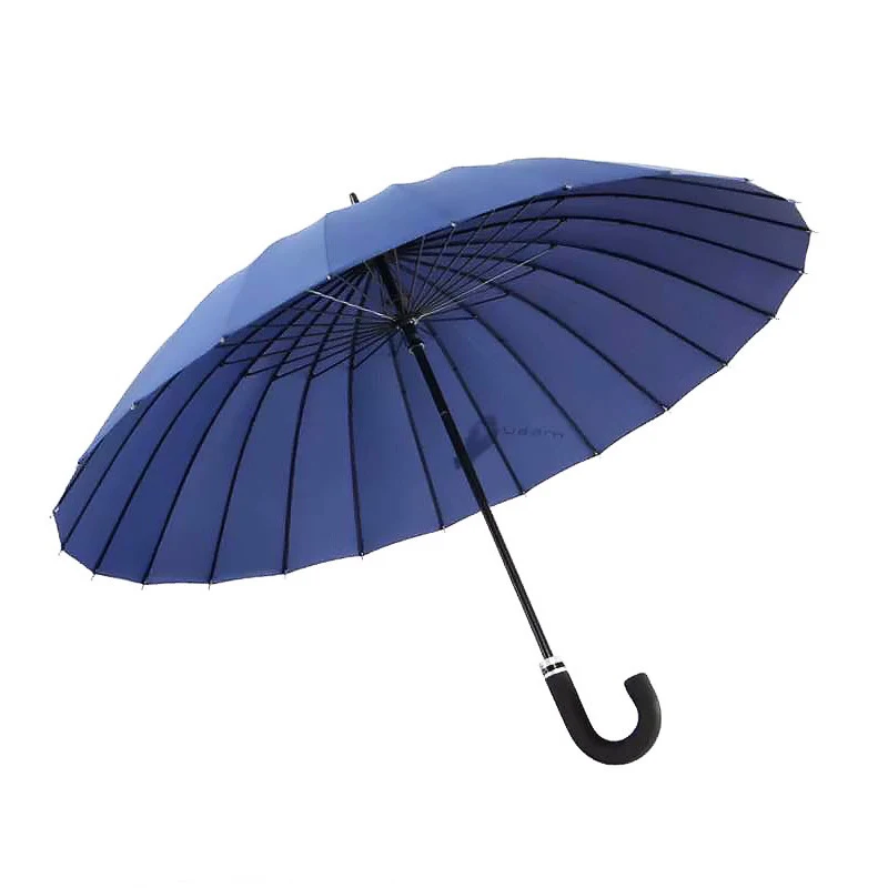 2020 Hot Sale Water FlowerLong Handle Oversized Umbrella 24 Rib Golf Straight Can Resist Strong Wind Woman Man Paraguay