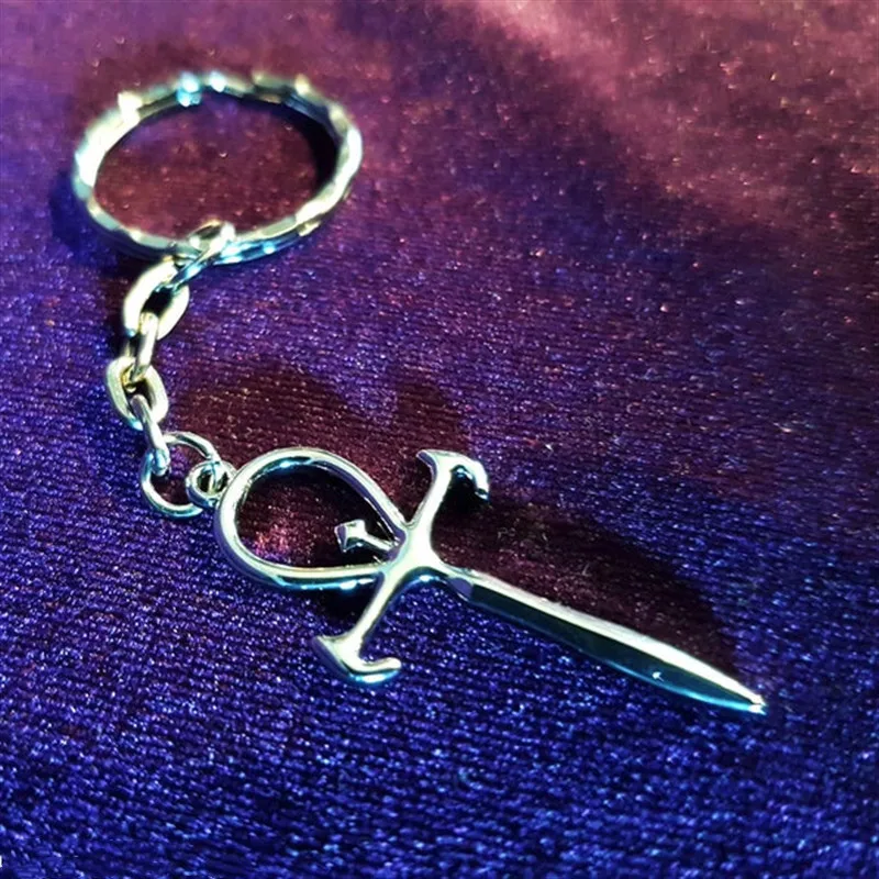 Vampire Ankh Keychain occult goth gothic dracula order nosferatu vampyre symbol fashion Original jewelry gift 2020 Fashion new