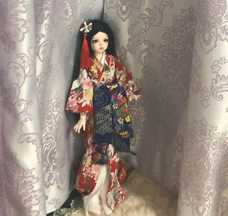 

OB27 1/6 1/4 1/3 BJD японское кимоно Oiran наряд для BJD/SD Blyth SD13 Girl ID75 аксессуары для одежды дяди кукла в комплект не входит