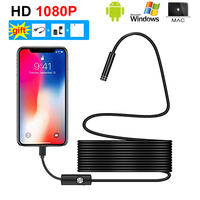 1080P Full HD Mini Android Endoscope Camera IP67 1920*1080 1M 2M 3M 5M Micro USB Inspection Video Camera Snake Borescope Tube