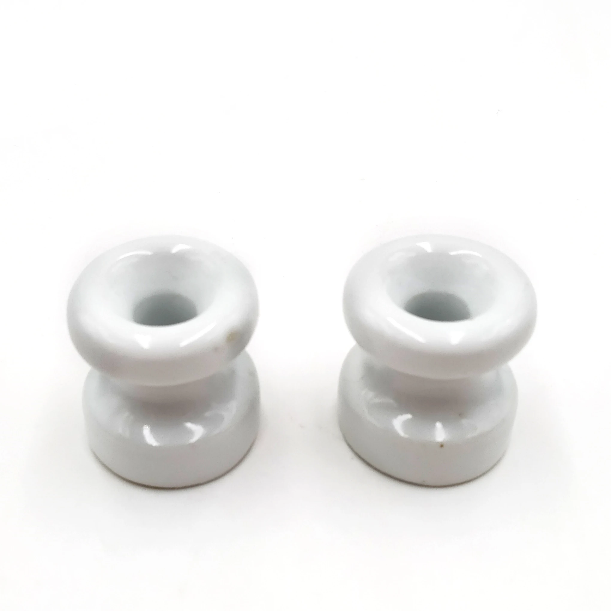 Lydite Corner Post Ceramic Insulator 10mm Inner diameter-pack of 12