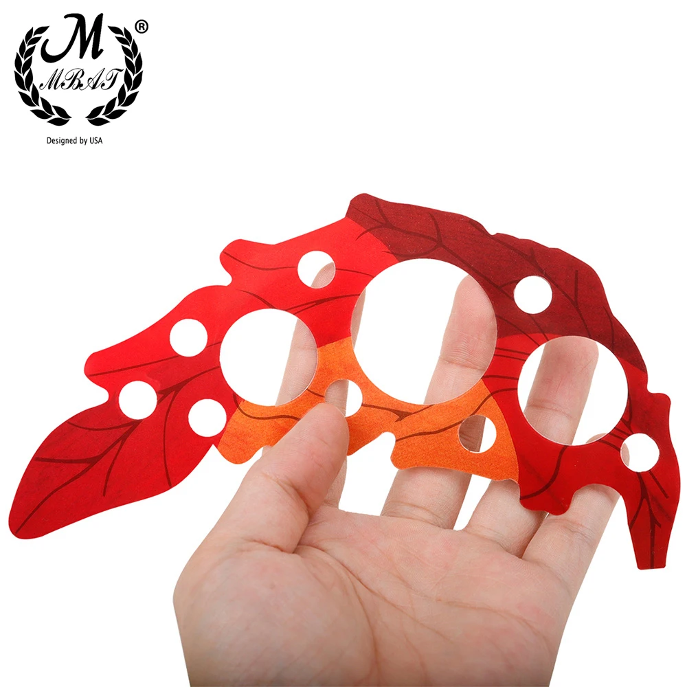 M MBAT 41-дюймовая накладка для акустической гитары, красная ПВХ, наклейка с виноградным листом, защитная пластина, аксессуары и детали для народной гитары