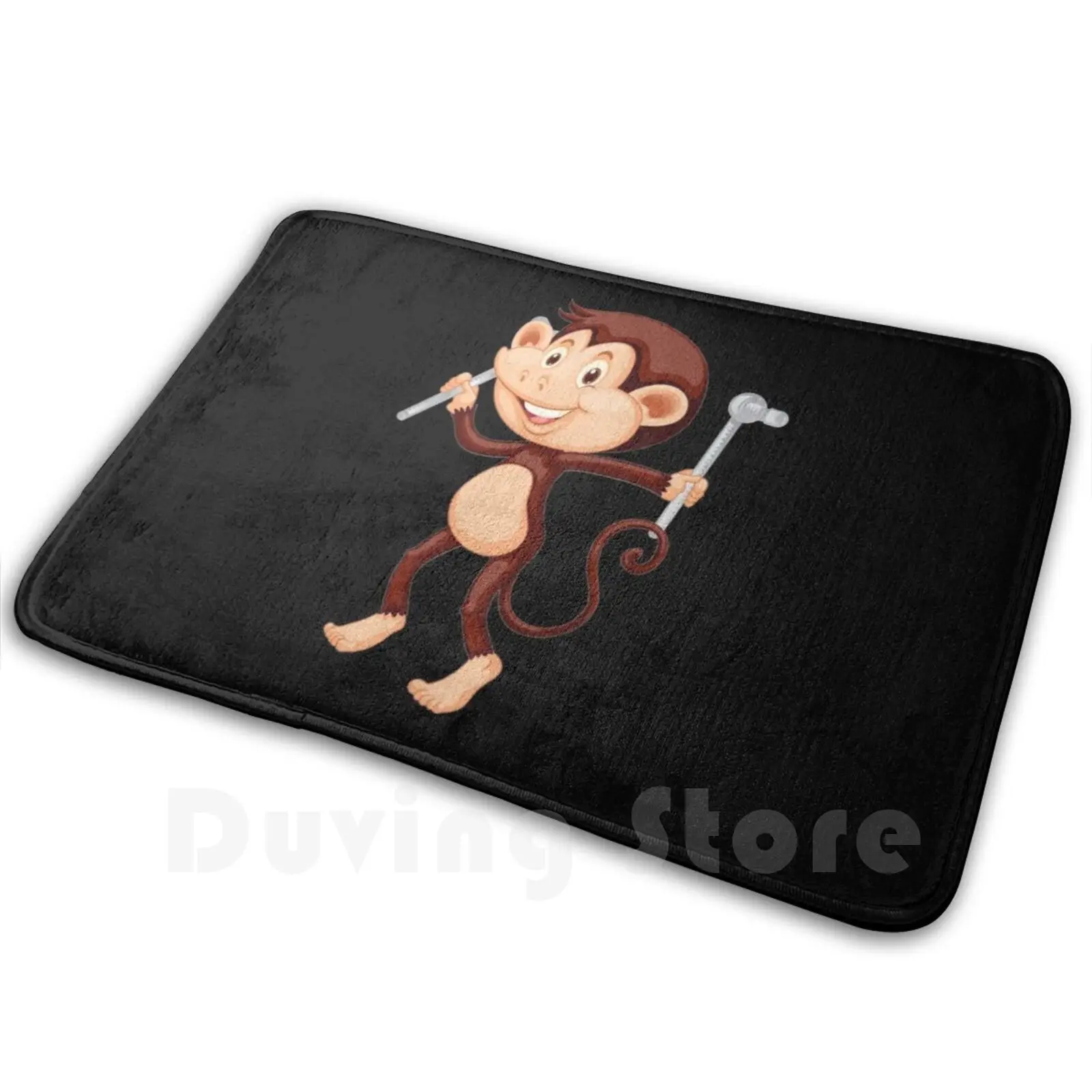 Scaffold Monkey Soft Non-Slip Mat Rug Carpet Cushion Scaffolder Builder Construction Worker Workman Workwoman