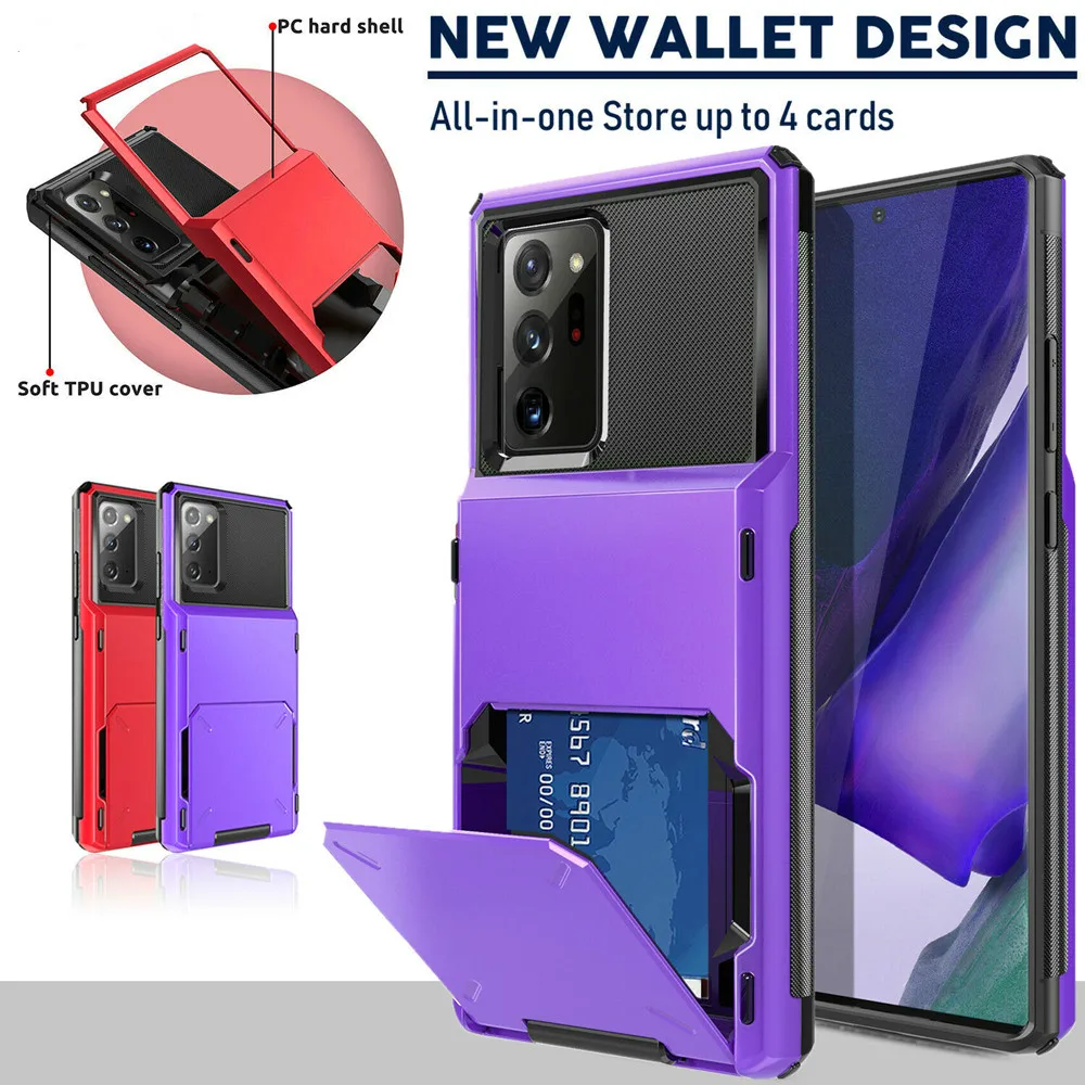 For Samsung Galaxy Note 20 Ultra 10 9 8 Case Wallet Card Credit Cover For Samsung Note 20 S20 Ultra S10 5G S8 S9 Plus Note20