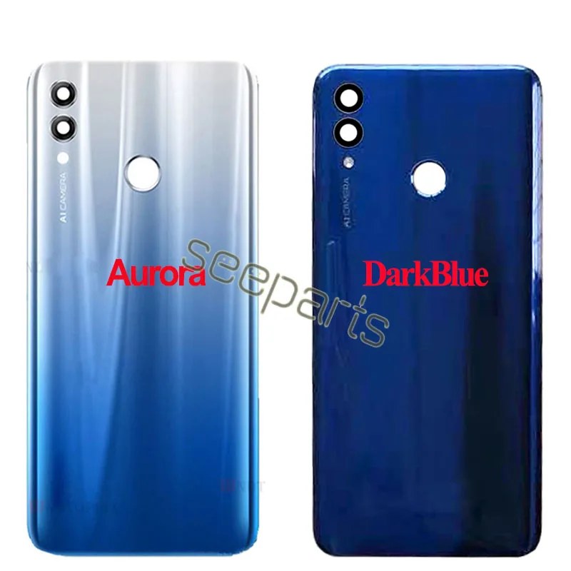 For Honor 10 Lite Back Battery Case Door Rear Housing Cover Case For 6.21\