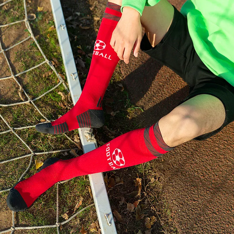 Professional Man Football Socks Breathable Sport Soccer Socks Anti Slip Long Stocking Trusox Outdoor Women Elastic Nylon Socks