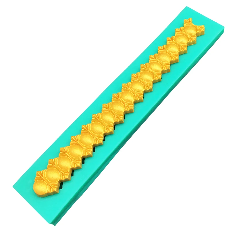 Gemstone Lace Silicone Sugarcraft Mold Resin Tools Cupcake Baking Mould Fondant Cake Decorating Tools