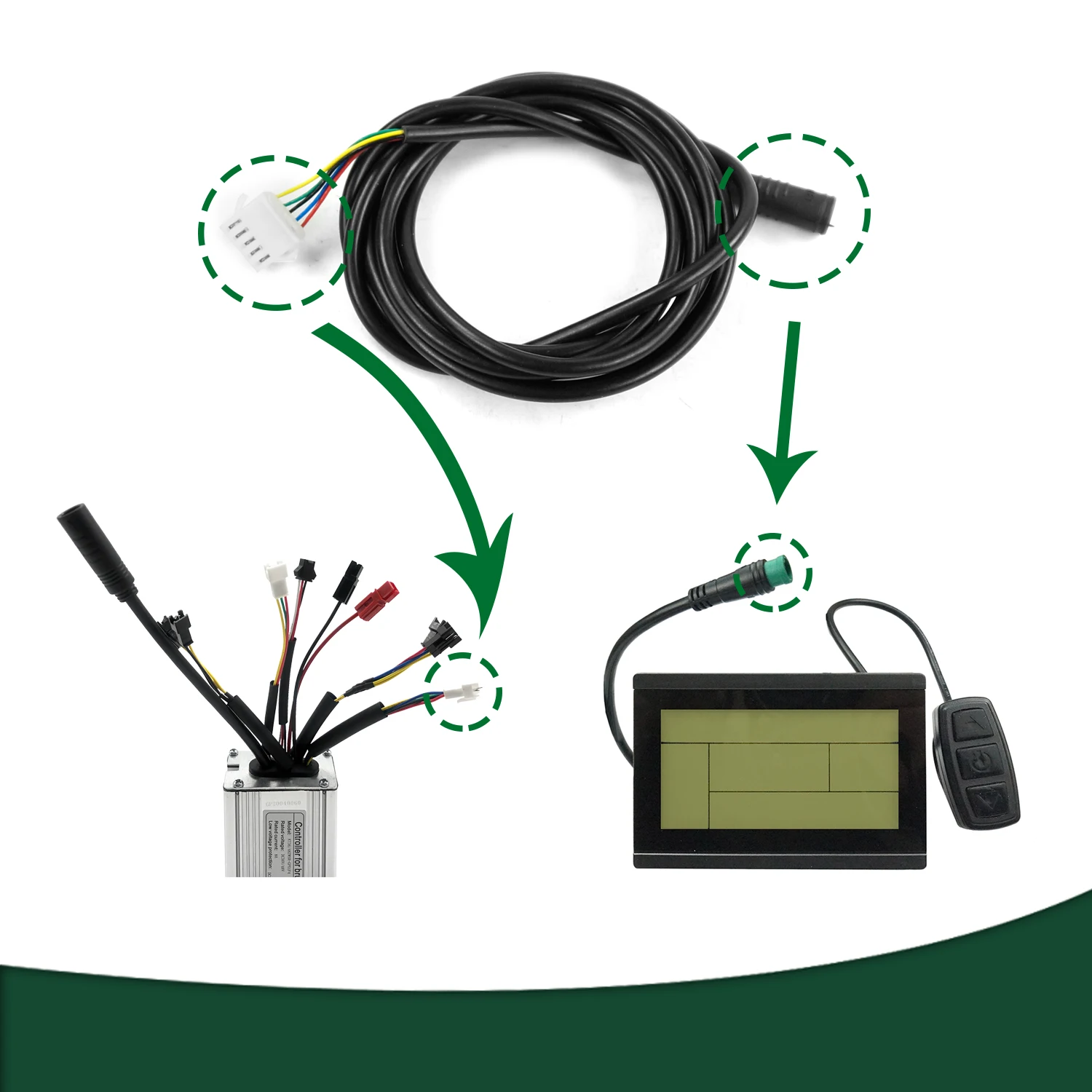 EJOYQI JULET Conversion Cable Display SM Connect Waterproof Connect High Quality Display Conversion Cable