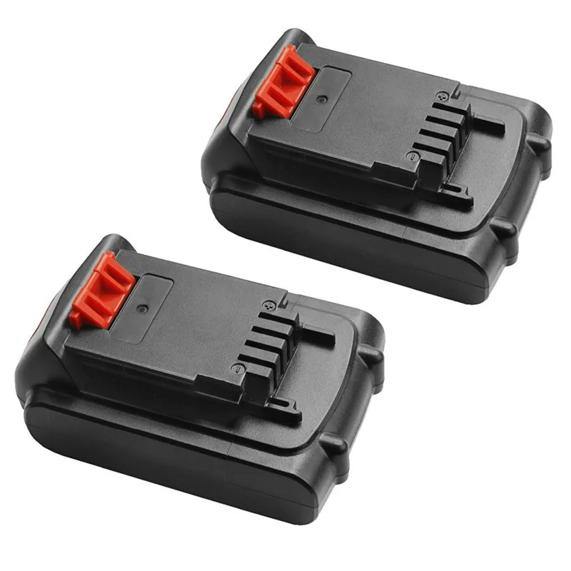 New Turpow 18V/20V 3000mAh Li-ion Rechargeable Battery Power Tool Replacement Battery for BLACK & DECKER LB20 LBX20 LBXR20