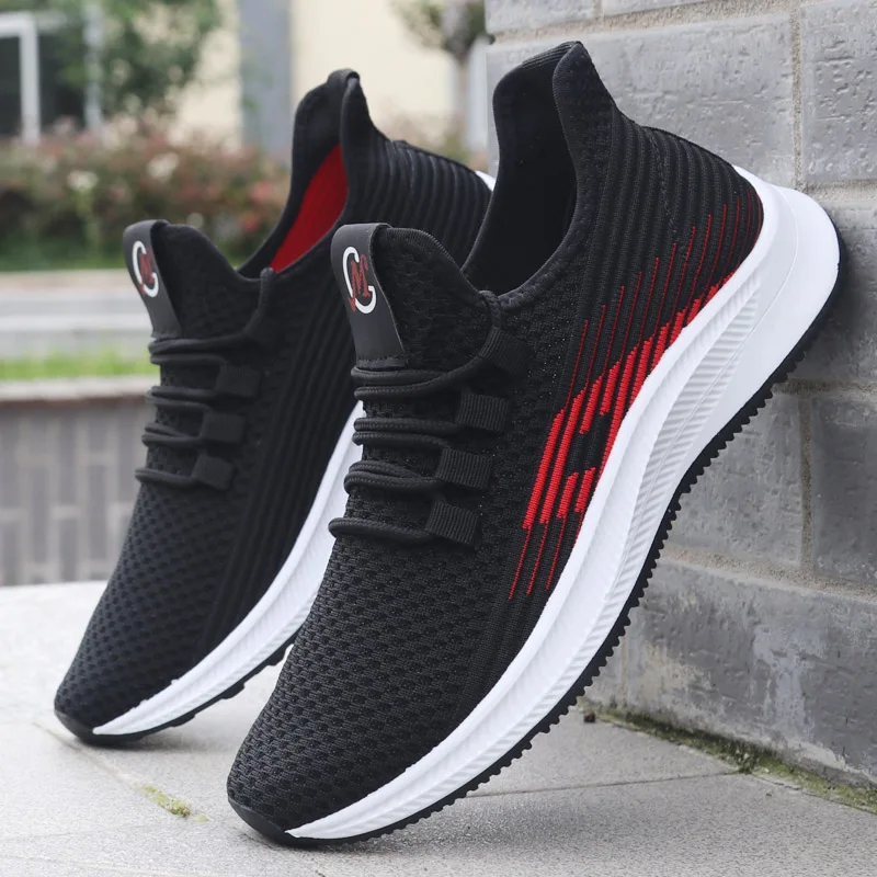 

2020 new summer sports shoes men's Korean version of the trend of wild men's shoes summer breathable sports casual running shoes