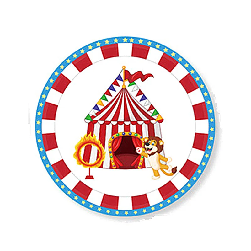 Circus Clown Lion Kuchen Topper Elefanten Junge Mädchen Geburtstag Partei Liefert Affe Stroh Bogen Kid Backen Liefert Dessert Liebe Geschenke – Detail 7