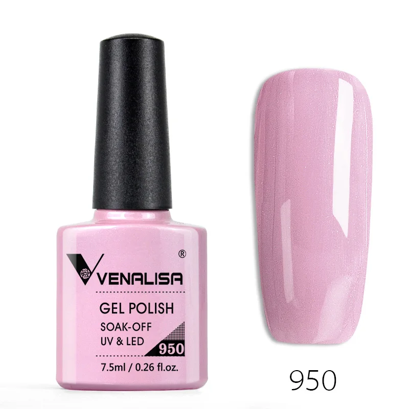 # 61508 Venalisa Gel Nail 7,5 ml Top Coat Top Base Coat Foundation voor UV Gel Polish Beste op Ali Nieuwe Stijl Nagellak Vernis