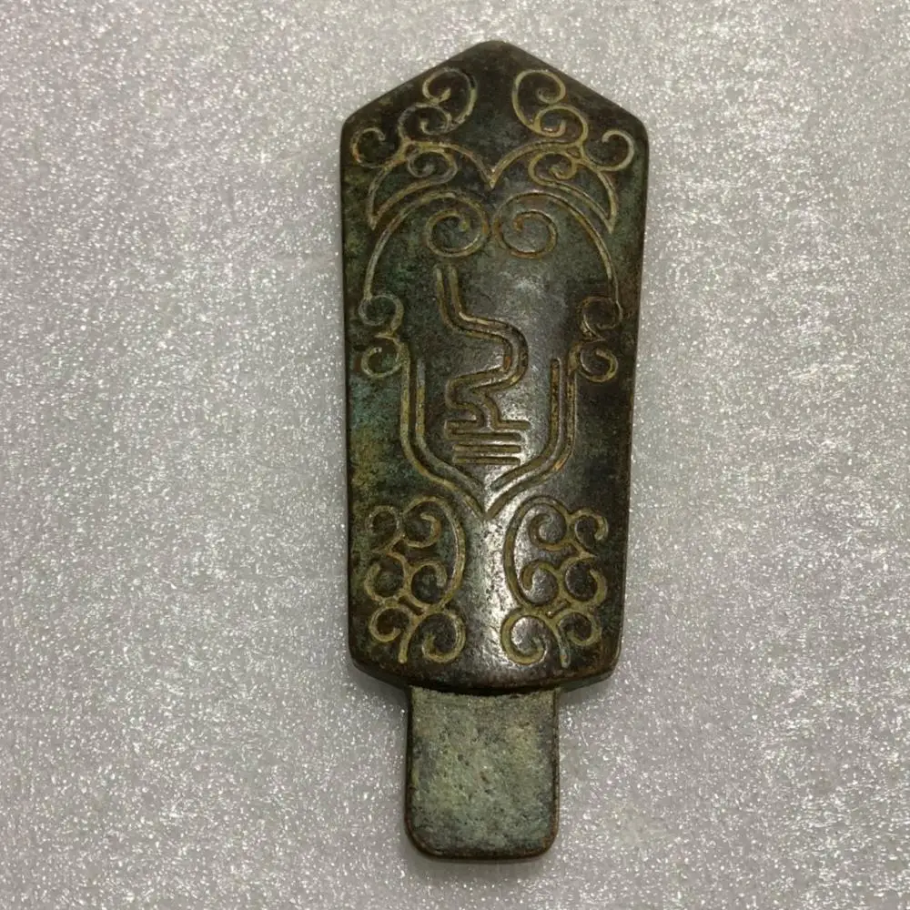 

collection Rare Chinese Handwork Carved antique palace Token, waist tag metal crafts home decoration