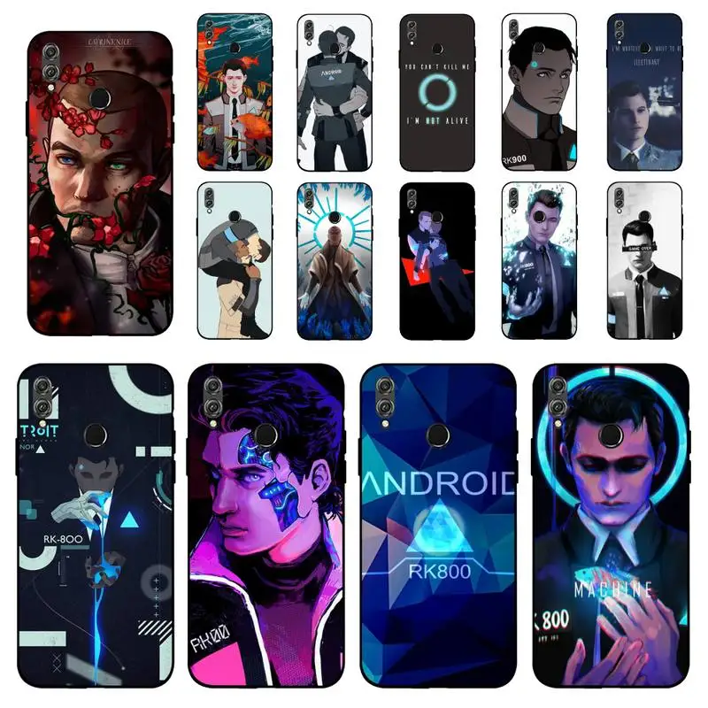 FHNBLJ Detroit Become Human Android RK800 Connor Kara Phone Case for Huawei Honor 8 x 9 10 20 V 30 pro 10 20 lite 7A 9lite case