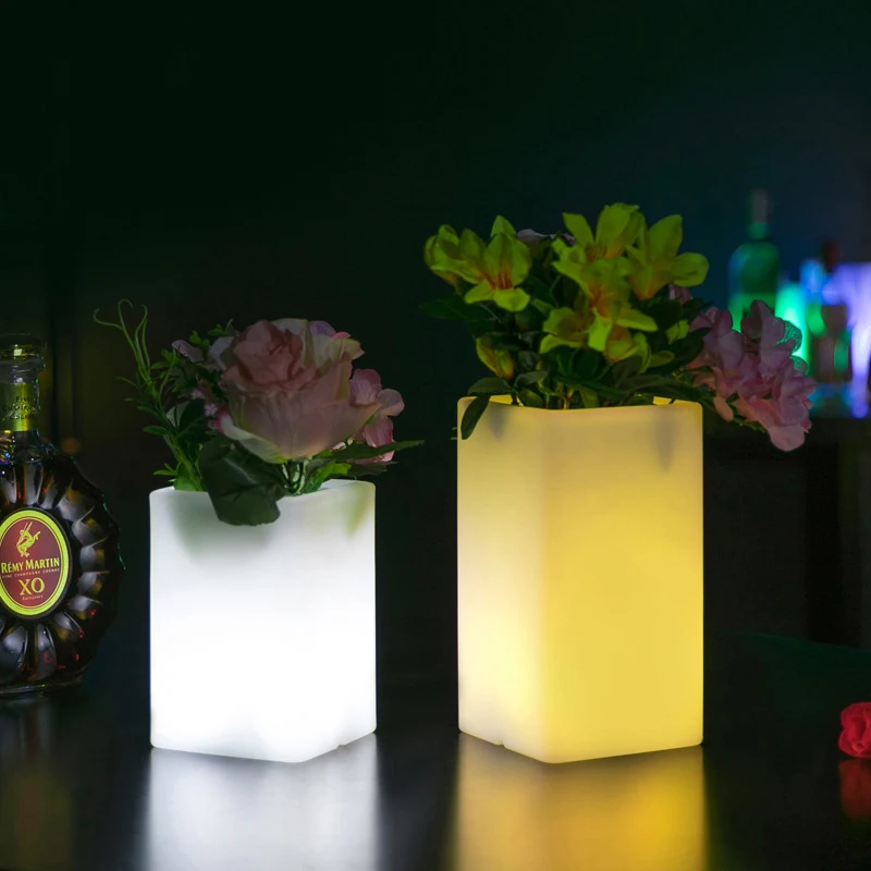 led vase lamp bedroom bedside lamp rechargeable table lamp restaurant table lamp simulation dried flower creative floral decorat