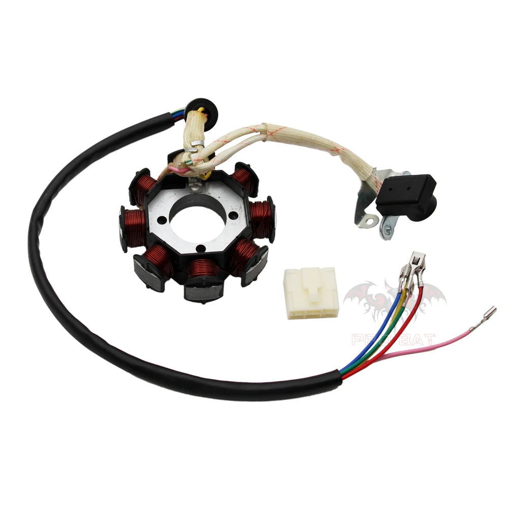 Electrics Wiring harness Wire Loom CDI 3 Holes Stator Coil Kit For ATV QUAD 150cc 200cc 250cc 300cc