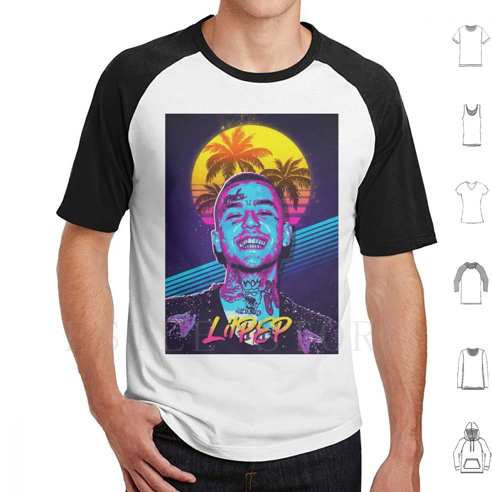 Lil Peep Poster Design T Shirt Print Cotton Lil Peep Bexey Gothboyclique Come Over When You Are Sober Shoreline Mafia Bones