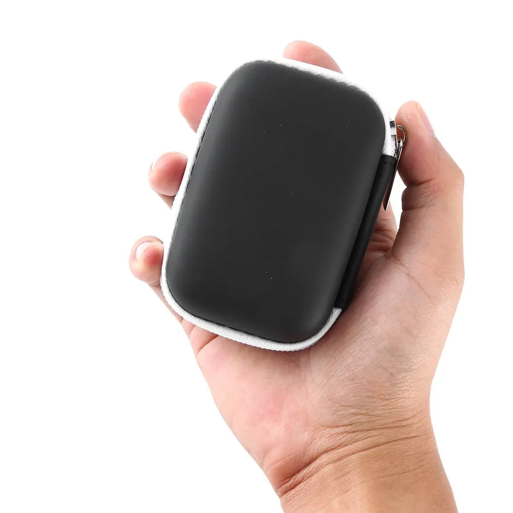 Eva Neutral Oximeter Storage Bag Protection Box Kit Bag Oximeter Cover Kit Bag Hard Zipper Holder Suitable for Finger Oximeter
