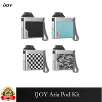 Original IJOY Aria Pod Kit Electronic Cigarettes built-in 900mAh Battery Univ.mini chipset With 3ml IJOY Aria 0.6 Mesh Pod Vape